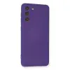 Galaxy S21 Kılıf Nano İçi Kadife  - Mor