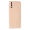 Galaxy S21 Kılıf Nano İçi Kadife  - Pudra