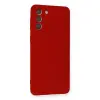 Galaxy S21 Plus Kılıf Nano İçi Kadife  - Kırmızı
