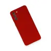 Galaxy S21 Plus Kılıf Nano İçi Kadife  - Kırmızı