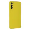 Galaxy S21 Plus Kılıf Nano İçi Kadife  - Sarı