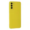 Galaxy S21 Plus Kılıf Nano İçi Kadife  - Sarı