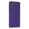 Galaxy S21 Ultra Kılıf Nano İçi Kadife  - Mor
