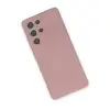 Galaxy S21 Ultra Kılıf Nano İçi Kadife  - Pudra