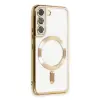 Galaxy S22 Kılıf Kross Magneticsafe Kapak - Gold