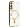 Galaxy S22 Kılıf Kross Magneticsafe Kapak - Gold