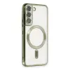 Galaxy S22 Kılıf Kross Magneticsafe Kapak - Koyu Yeşil