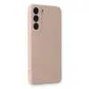 Galaxy S22 Plus Kılıf Nano İçi Kadife  - Pudra