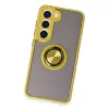 Galaxy S23 Kılıf Montreal Yüzüklü  Kapak - Sarı