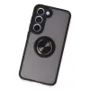 Galaxy S23 Kılıf Montreal Yüzüklü  Kapak - Siyah