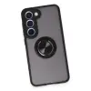 Galaxy S23 Kılıf Montreal Yüzüklü  Kapak - Siyah