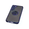 Galaxy S23 Plus Kılıf Montreal Yüzüklü  Kapak - Lacivert
