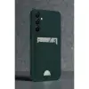 Galaxy S24 Fe Kılıf Kelvin Kartvizitli  - Koyu Yeşil