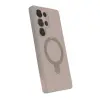 Galaxy S24 Ultra Regal Magsafe Standlı Kapak - Çöl Titanyum