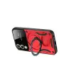 Galaxy S25 Edge Kılıf Joy Lens Standlı Kapak - Kırmızı