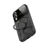 Galaxy S25 Edge Kılıf Joy Lens Standlı Kapak - Siyah