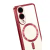 Galaxy S25 Edge Kross Magneticsafe Kapak - Kırmızı