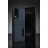 Galaxy S25 Edge Sara Kartvizitli Deri Kılıf - Siyah