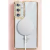 Galaxy S25 Kılıf Joke Simli Magneticsafe Kılıf - Gümüş