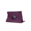 Galaxy Tab A11 360 Tablet Deri Kılıf - Mürdüm