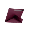 Galaxy X610 Tab S9 Fe Plus 12.4 Kılıf Kalemlikli Mars Tablet Kılıfı - Mürdüm