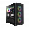 GAMDIAS ATHENA M3, 750W, 80+ Bronze, Tempered Glass, Type-C, Mesh Ön Panel, ARGB, ATX, GAMING KASA