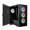 GAMDIAS TALOS E2 Elite, 850W, 80+ Bronze, Tempered Glass, ARGB, ATX GAMING KASA