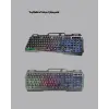 Gaming Set Işıklı Klavye Mouse + Bluetooth 5.2 Kulaklık Oyuncu Paketi