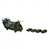 GARAJ SET POLİS AMBULANS ASKER TAŞIYICI HELİKOPTER ARB 3R