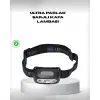 Gece Balıkçılığı İçin Ultra Parlak Şarjlı Kafa Lambası | 4 Işık Modu + USB Şarj