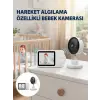 Gece Görüşlü Bebek Kamerası Ninni ve Alarm Özellikli Yeni Nesil