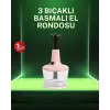 Geniş Hazneli Manuel Doğrayıcı Ev Tipi Kullanım