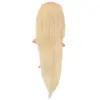 Gerçek Front Lace Düz Platin Tül Peruk / 75/80cm