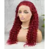 Gerçek Front Lace Tül Peruk / Derin Daalı / Kızıl 70/75cm