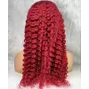Gerçek Front Lace Tül Peruk / Derin Daalı / Kızıl 70/75cm
