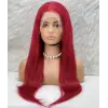 Gerçek Front Lace Tül Peruk / Düz / Kızıl 70/75cm