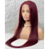 Gerçek Front Lace Tül Peruk / Düz / Koyu Kızıl 70/75cm