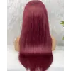 Gerçek Front Lace Tül Peruk / Düz / Koyu Kızıl 70/75cm
