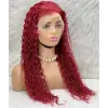 Gerçek Front Lace Tül Peruk / Su Daası / Kızıl 70/75cm