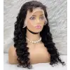 Gerçek Front Lace Tül Peruk / Yoğun Daalı / Doğal 65/70cm