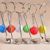 Gerçekçi Golf Tasarımlı Şık Anahtarlık Kolye Çanta Süsü Golf Keychain Bx40