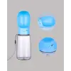 Gıda Sınıfı Malzemeli Evcil Hayvan Su Şişesi BPA İçermez Tek Tuş Kontrol