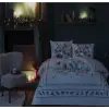 Glow Parlayan Çift Kişilik Nev Takımı Charm Kırmızı