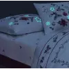 Glow Parlayan Çift Kişilik Nev Takımı Charm Kırmızı