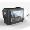 GOR Gopro Hero 8 2in1 Darbe Emici Ekran Koruyucu 2 SET-(5775)
