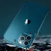 GOR İPhone 12 Pro 6.1 inch Kılıf Kamera Korumalı Şeffaf Silikon Kılıf-(5775)