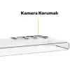 GOR Samsung Galaxy S21 Kılıf Kamera Korumalı Şeffaf Silikon Kılıf-(5775)
