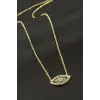 Göz Zirkon Taşlı Kolye