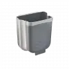 Gri Katlanabilir Mutfak Çöp Kovası 6lt Bx40