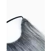 Gri Renk Lastikli Uzun Takma Sakal 40 Cm Bx40